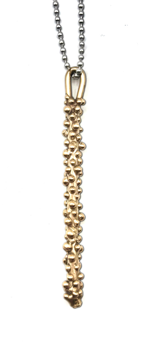 Twig Pendant in Bronze