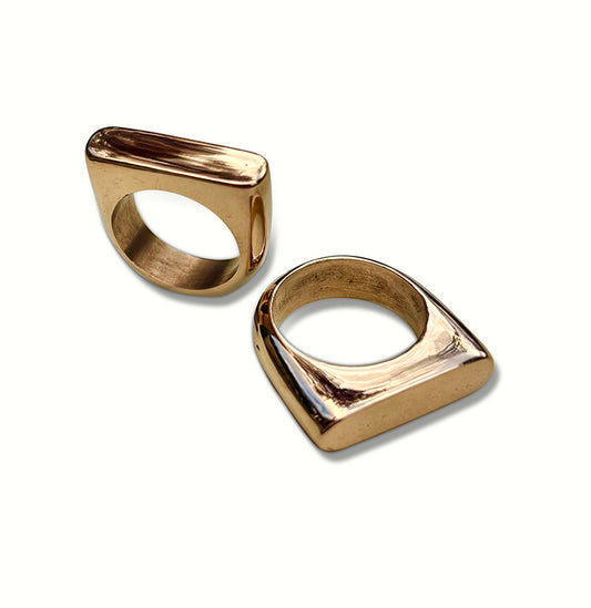 Bronze bar ring