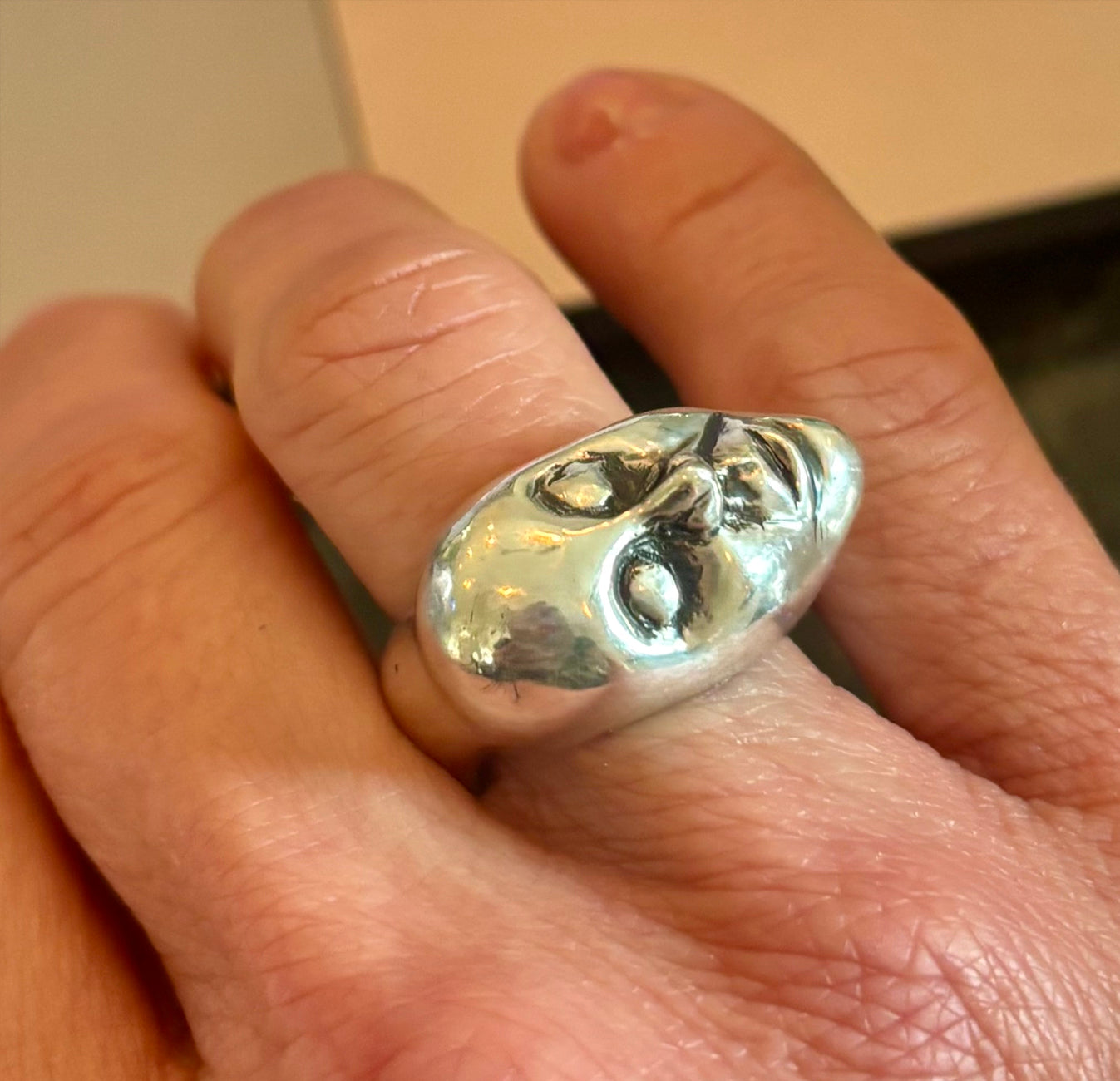 Sleeping Face Ring 1