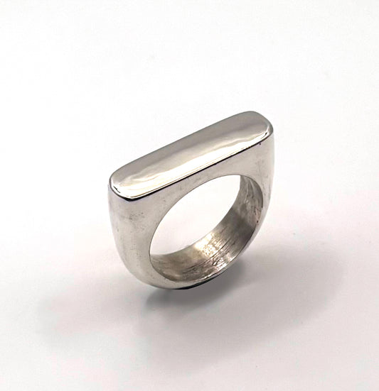 Silver Bar Ring