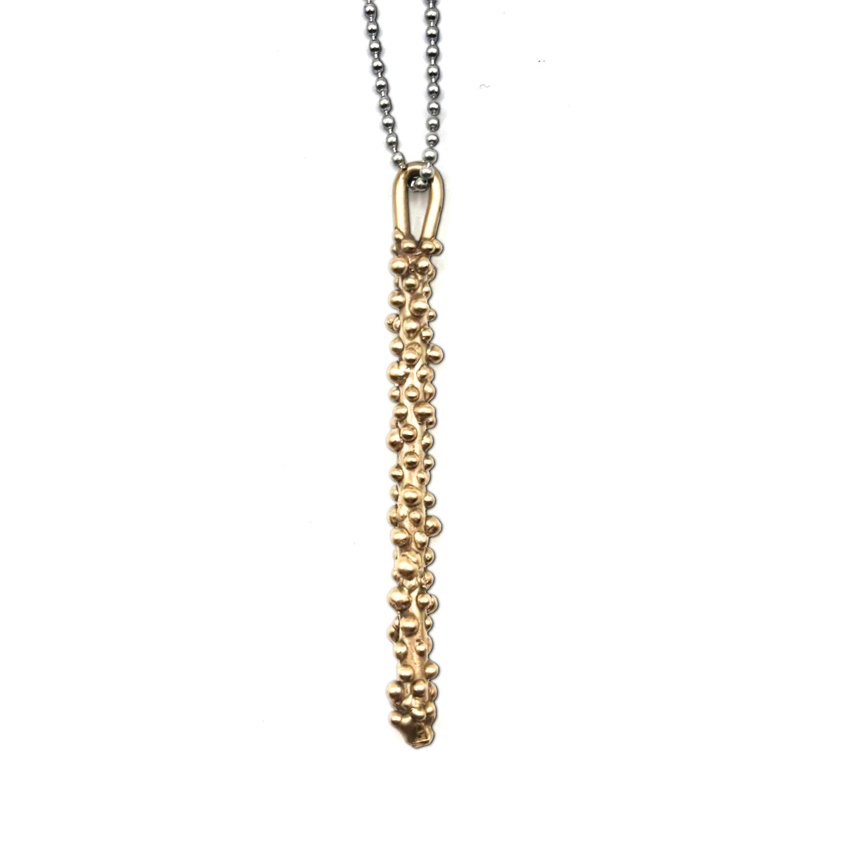 Twig Pendant in Bronze