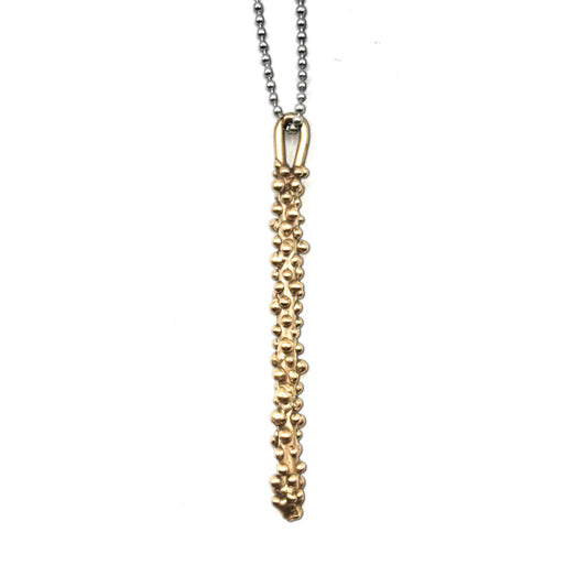 Twig Pendant in Bronze