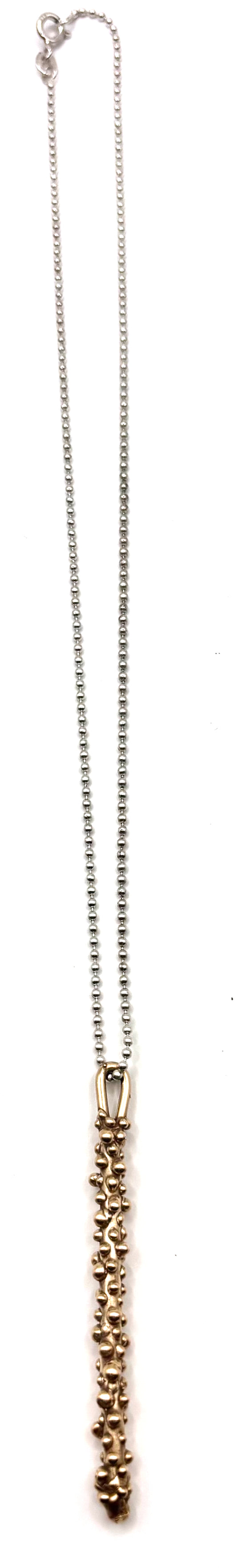 Twig Pendant in Bronze