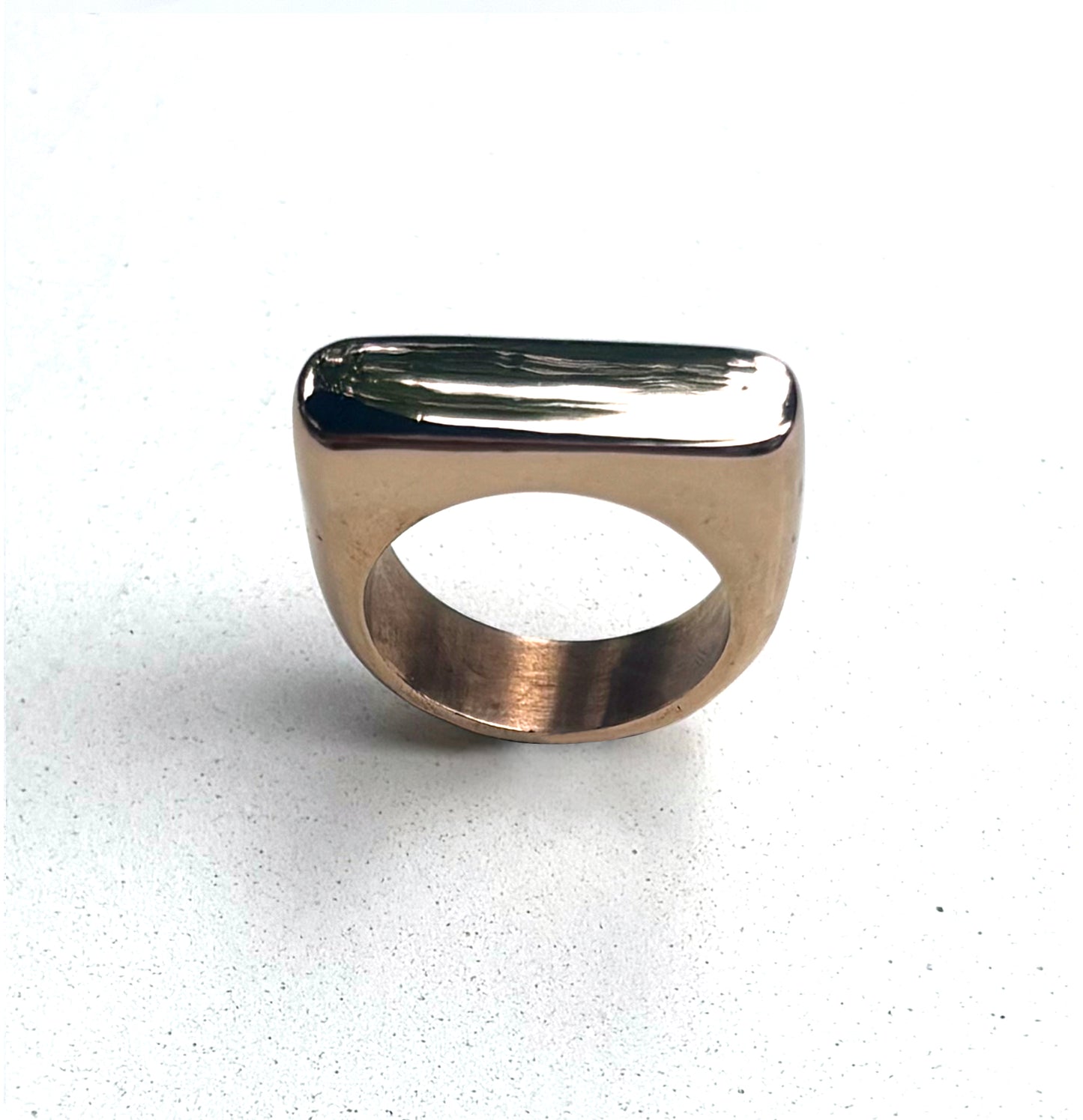 Bronze bar ring