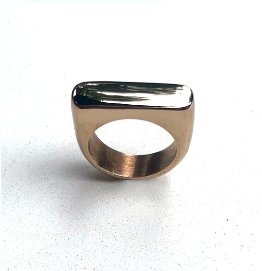 Bronze bar ring