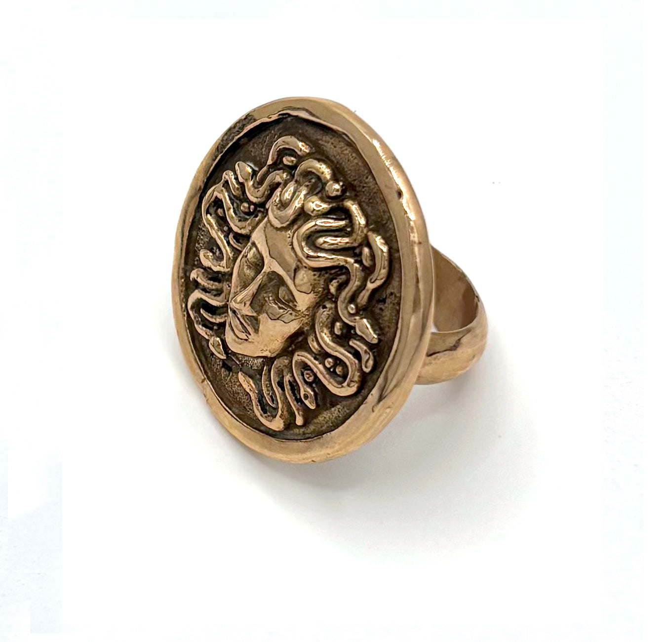 Medusa Bronze Ring