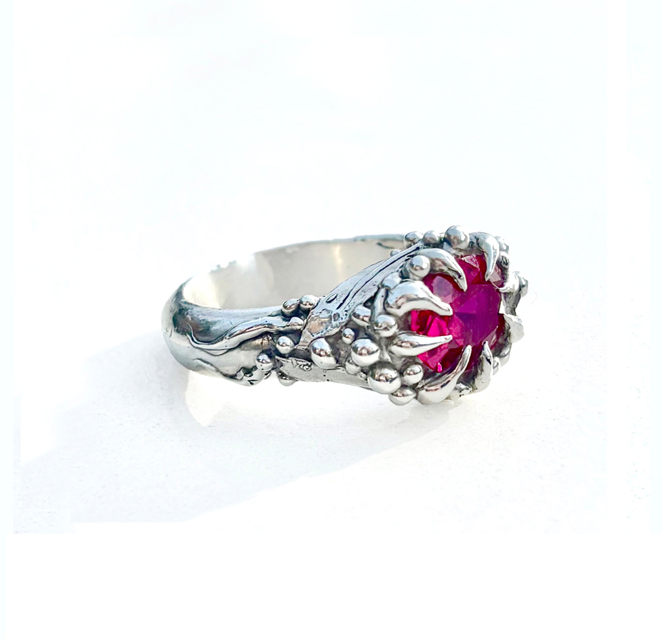 Ruby Flytrap Ring