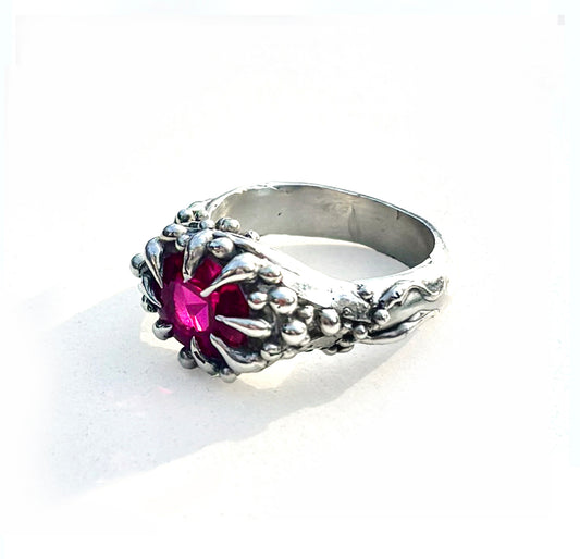 Ruby Flytrap Ring