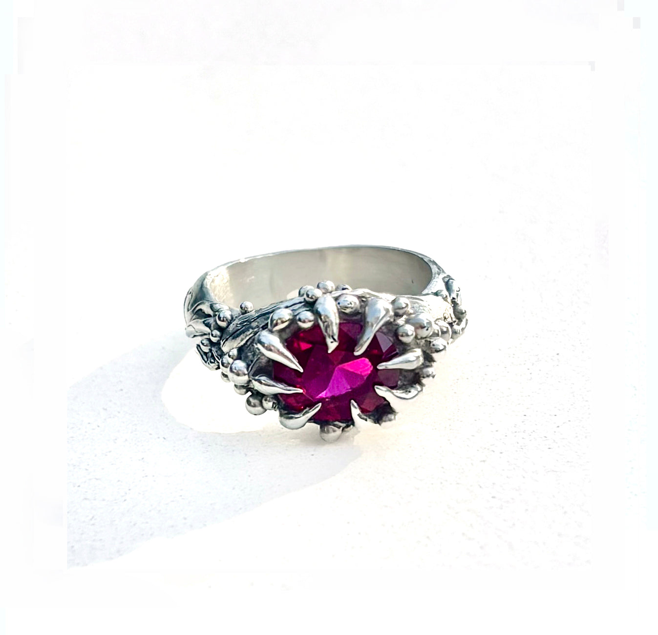 Ruby Flytrap Ring