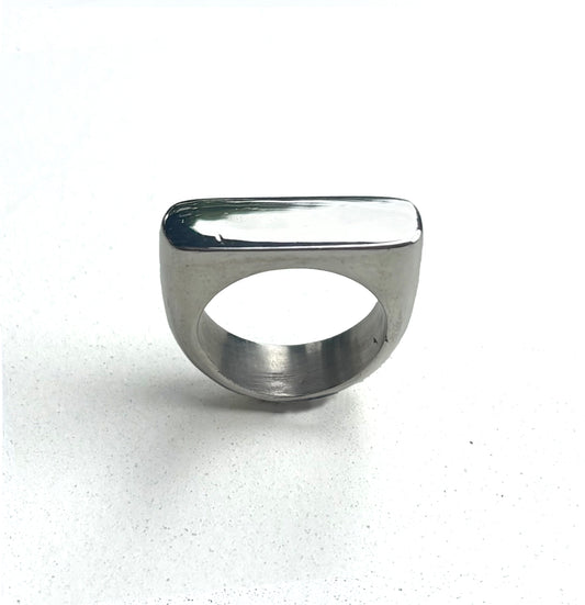 Silver Bar Ring