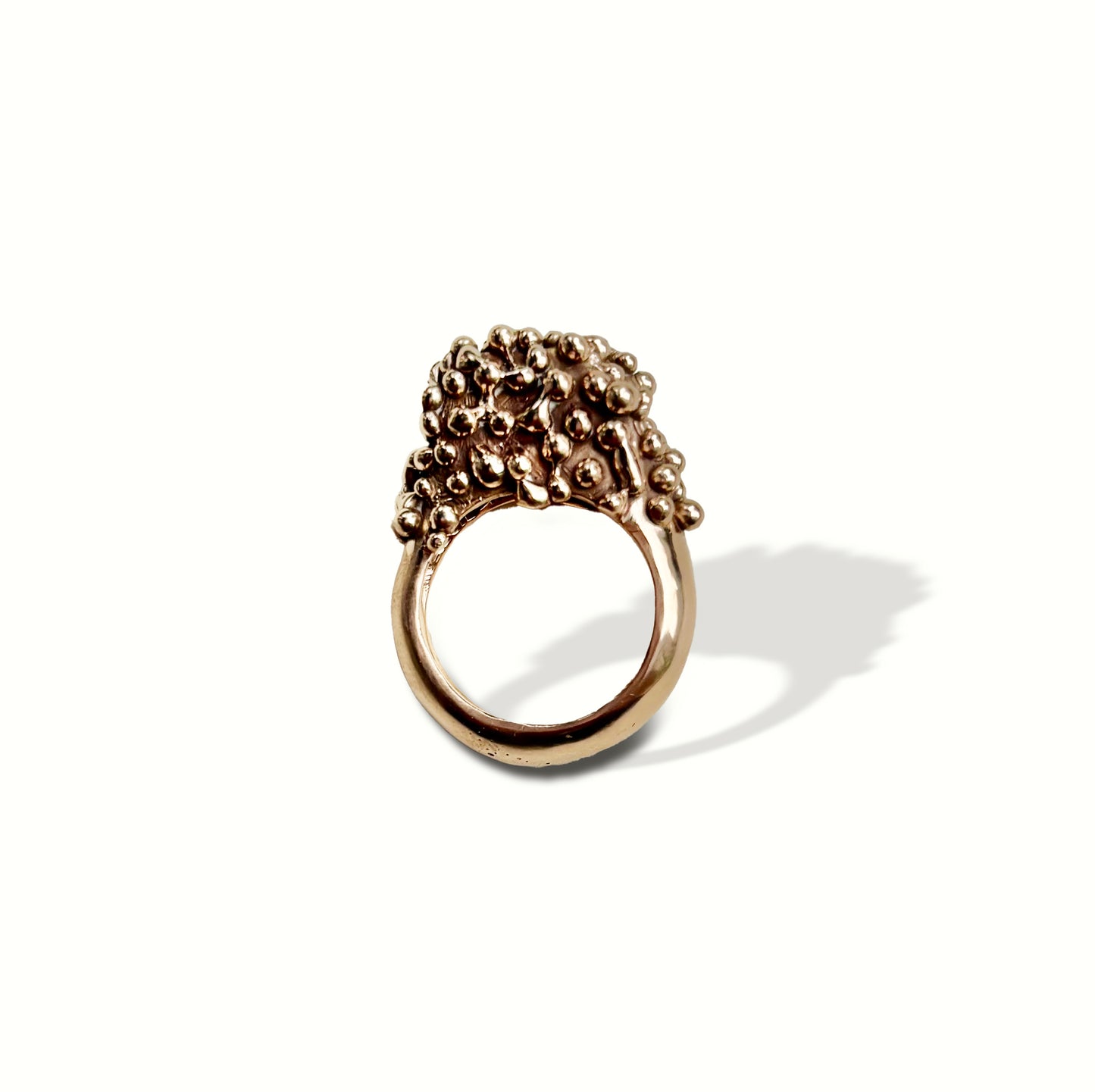 tall bronze bubble ring